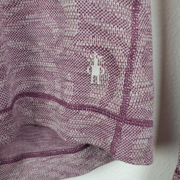 Smartwool Women's Long Sleeve Tee - Purple - Picture 2 of 7